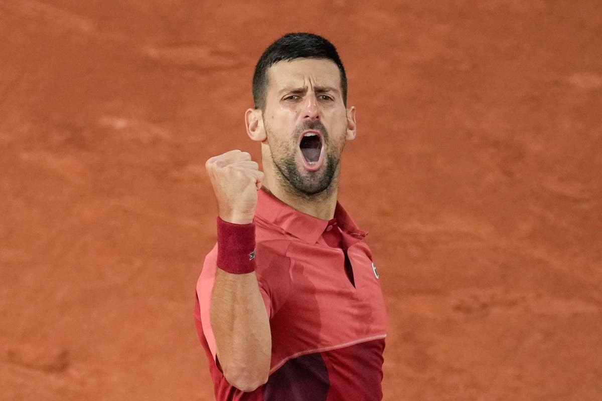 Novak Djokovic wins Roland Garros opener in straight sets