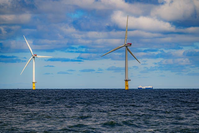 Plaid Cymru said Wales should set up a national wealth fund using profits from offshore wind farms owned by the King (Ben Birchall/PA)