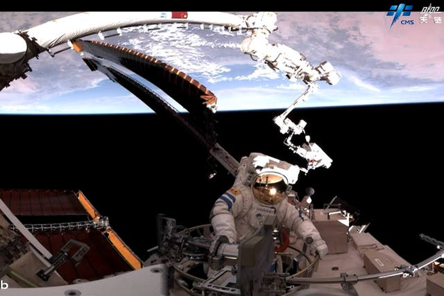 <p>Shenzhou 18 crew accomplished their first spacewalk on 28 May</p>