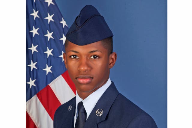 <p>Airman Roger Fortson was fatally shot at his home in Florida by a sheriff’s deputy earlier this month </p>