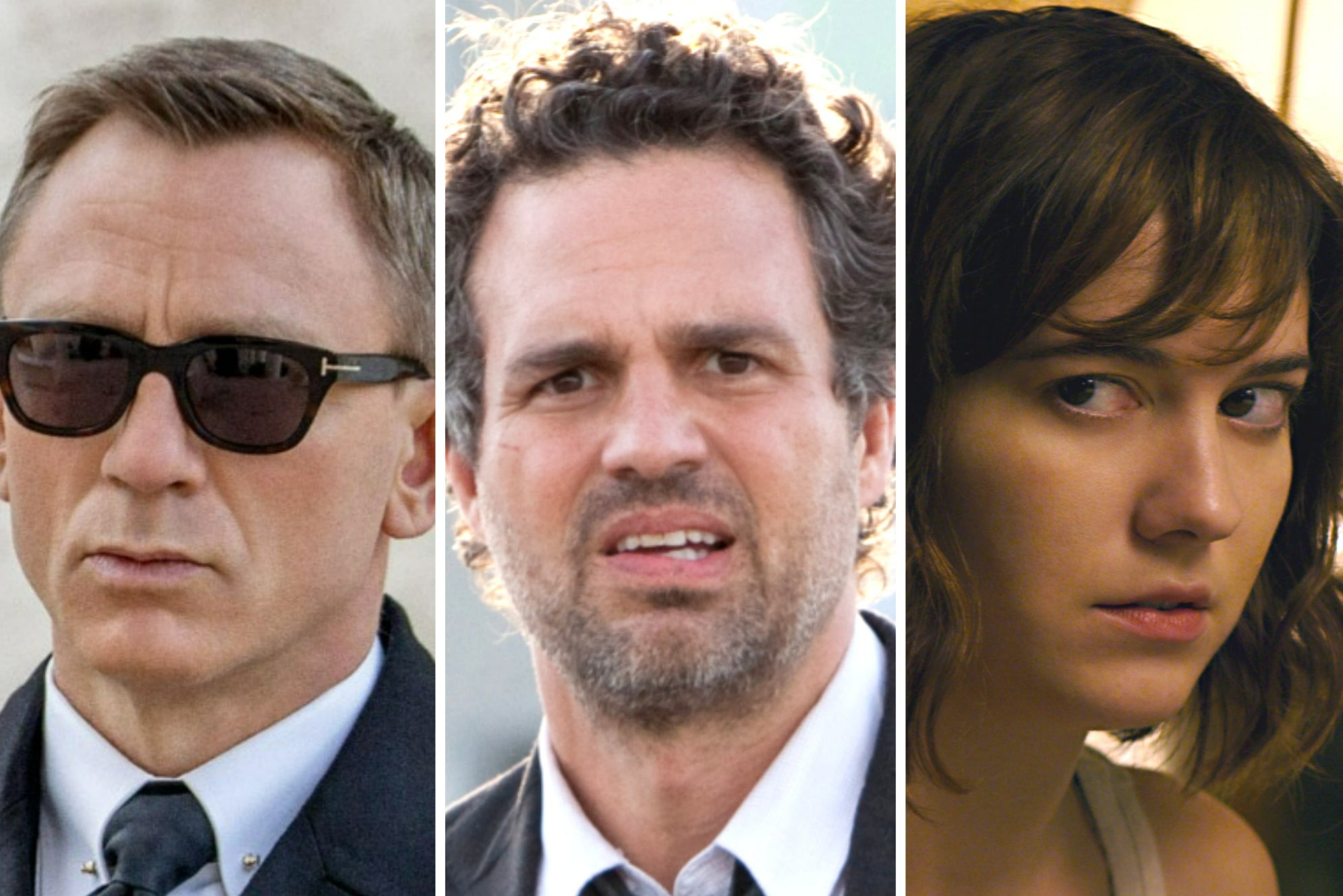 Daniel Craig in ‘Spectre’, Mark Ruffalo in ‘Now You See Me’ and Mary Elizabeth Winstead in ‘10 Cloverfield Lane’