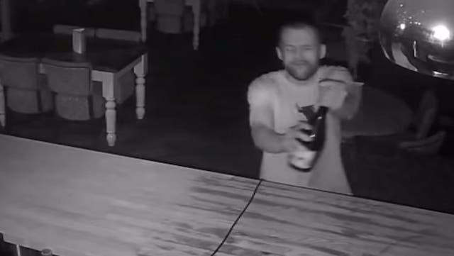 <p>Thief helps himself to bottle of Prosecco before stealing pub till draw.</p>