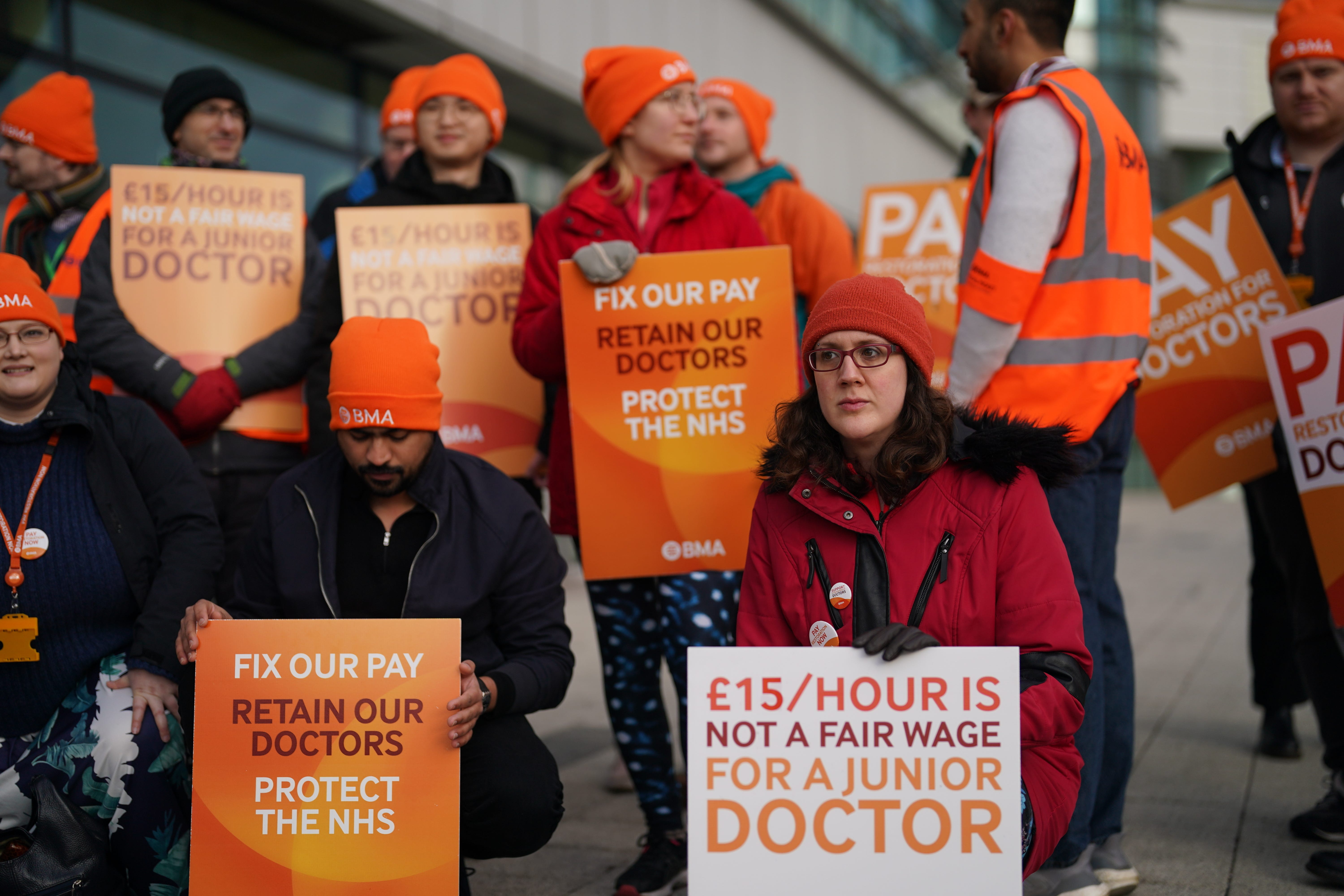 Junior doctors are to stage a strike during the General Election campaign (PA)