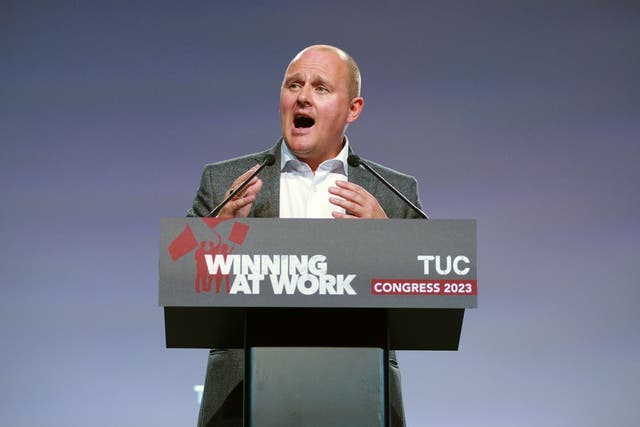 Paul Nowak, general secretary of the TUC (Peter Byrne/PA)