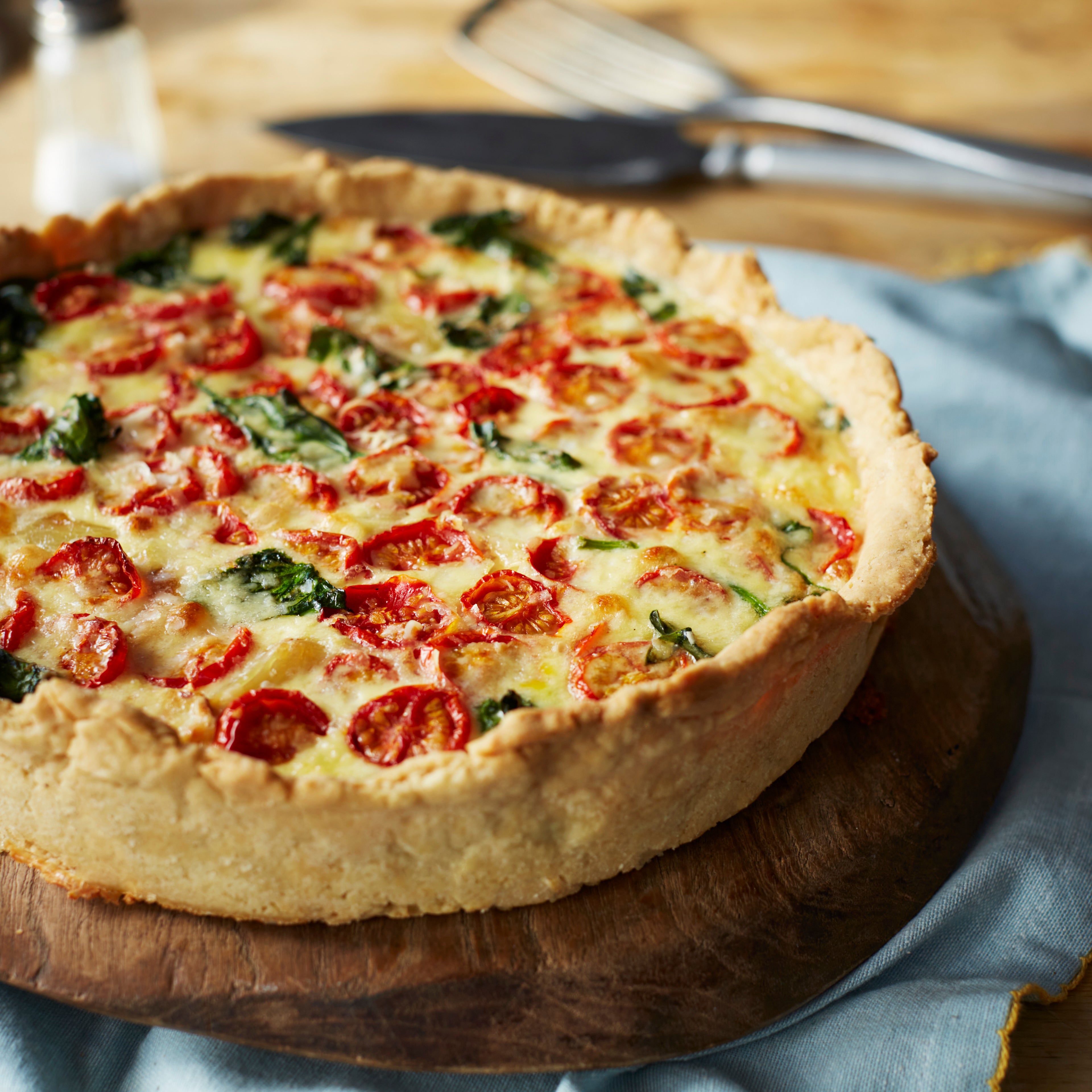 This quiche is perfect for a picnic