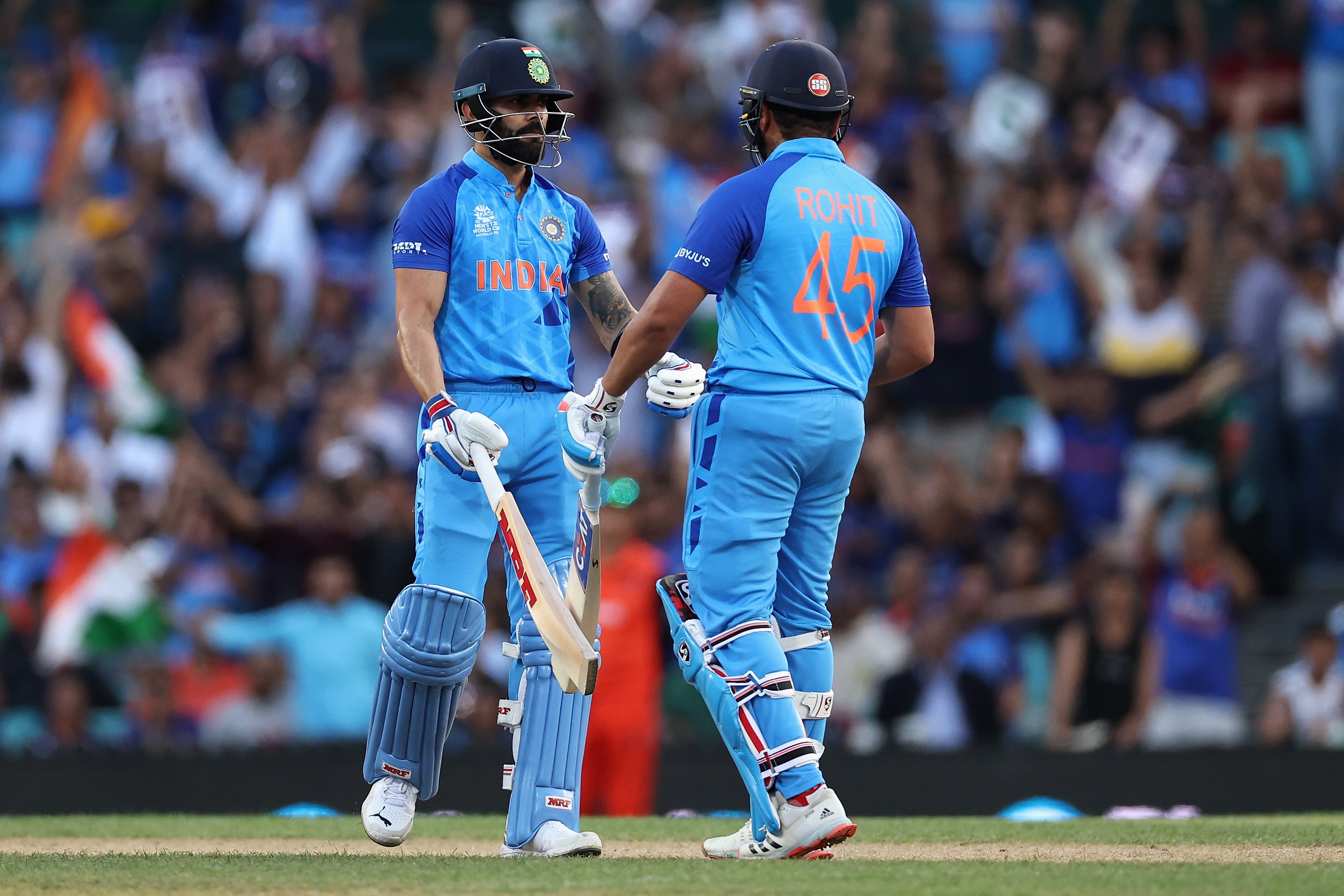 Virat Kohli and Rohit Sharma will lead India at the T20 World Cup
