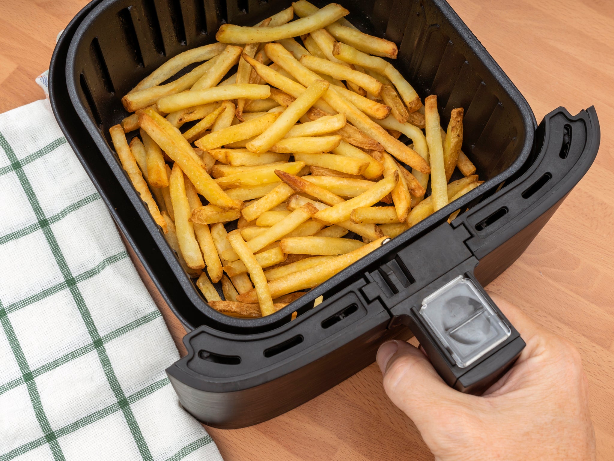 Golden and crispy French fries made to perfection in the air fryer