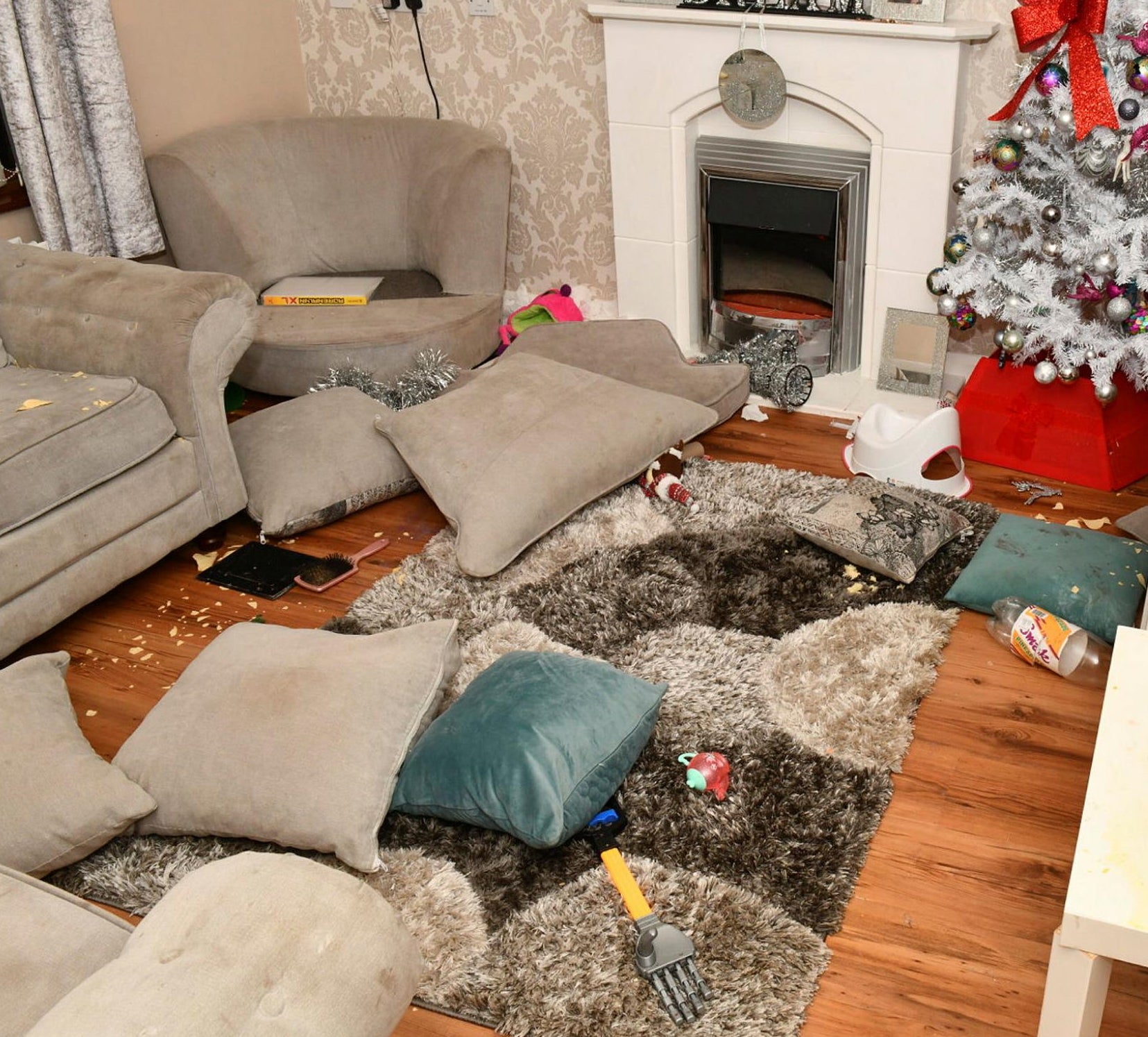 The Police Service of Northern Ireland pictures inside Caoimhe Morgan's north Belfast home after her murder