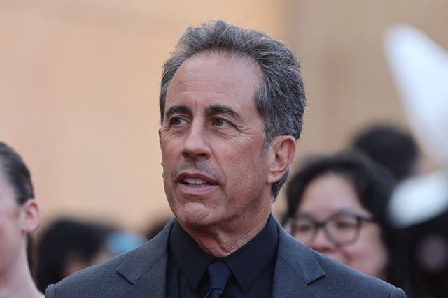 <p>Jerry Seinfeld in Los Angeles, April 2024</p>