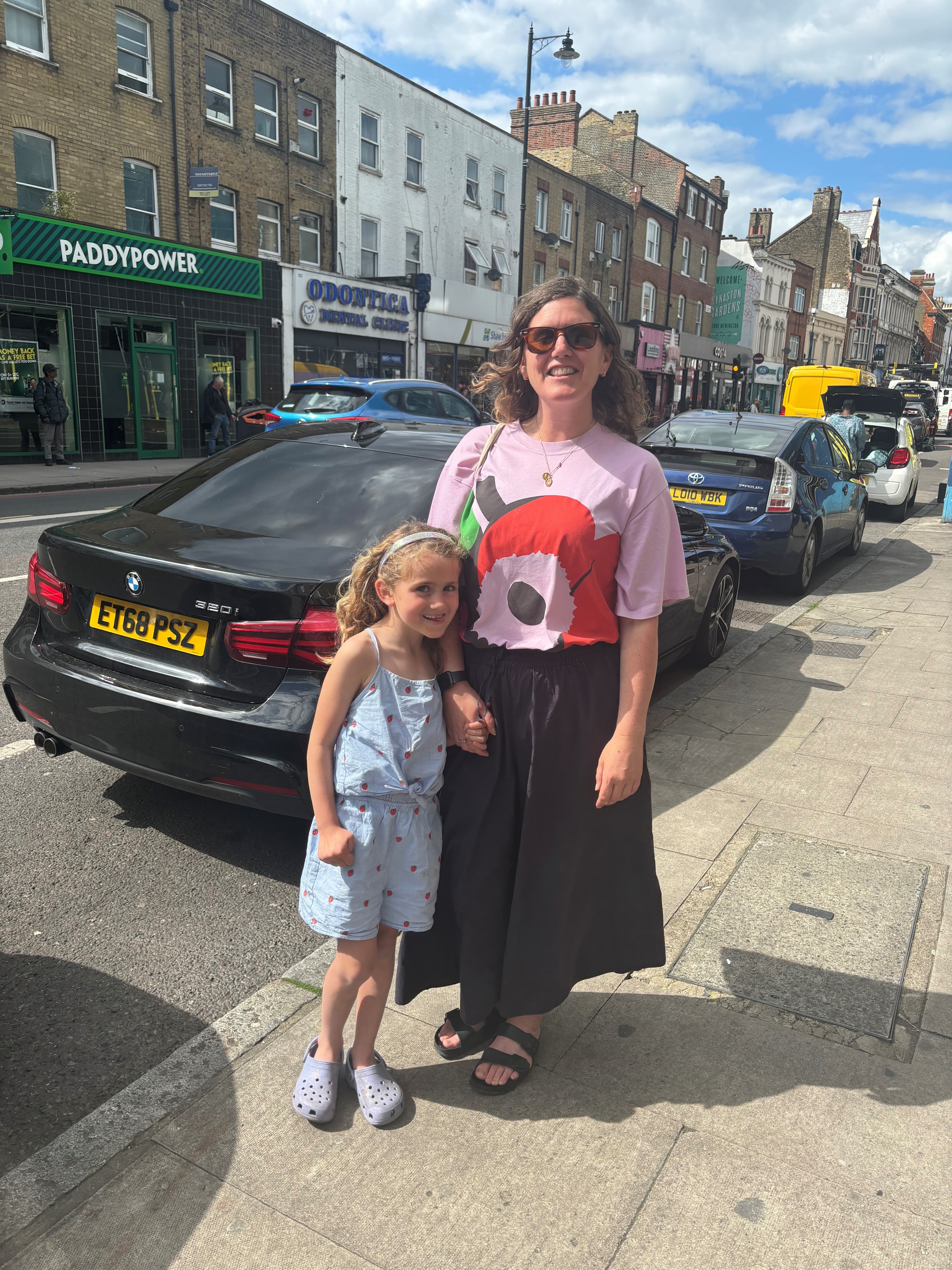 Walking along Stoke Newington High Street with her young daughter, Sarah Gray, 44, described Ms Abbott as an MP who ‘cares’