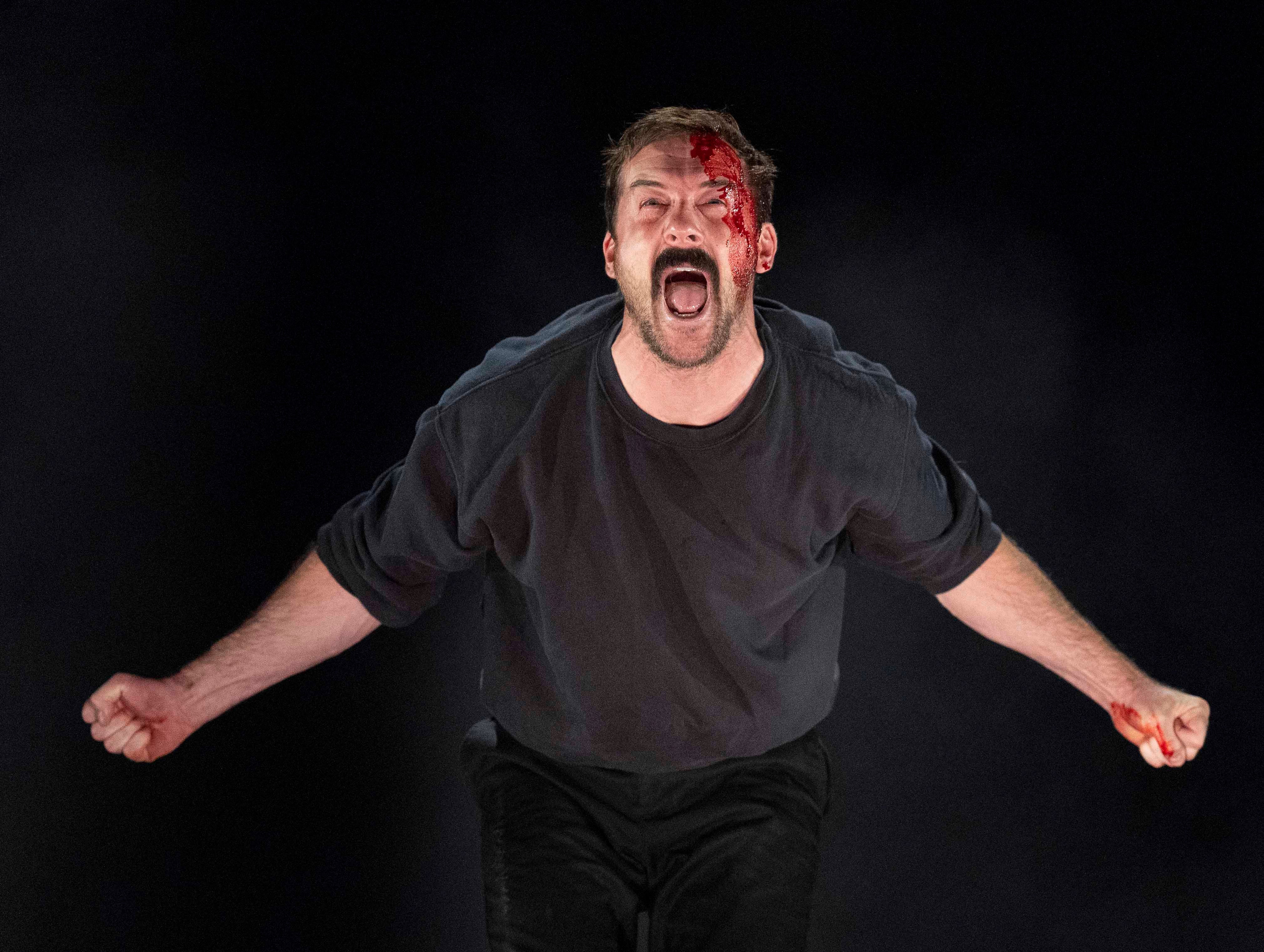 Barry Sloane as Yosser in 'Boys from the Blackstuff’at the National Theatre