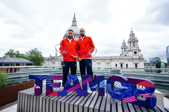 Team GB’s Ben Lane and Sean Vendy want to fulfil their childhood dreams in Paris this summer (Zac Goodwin/PA)