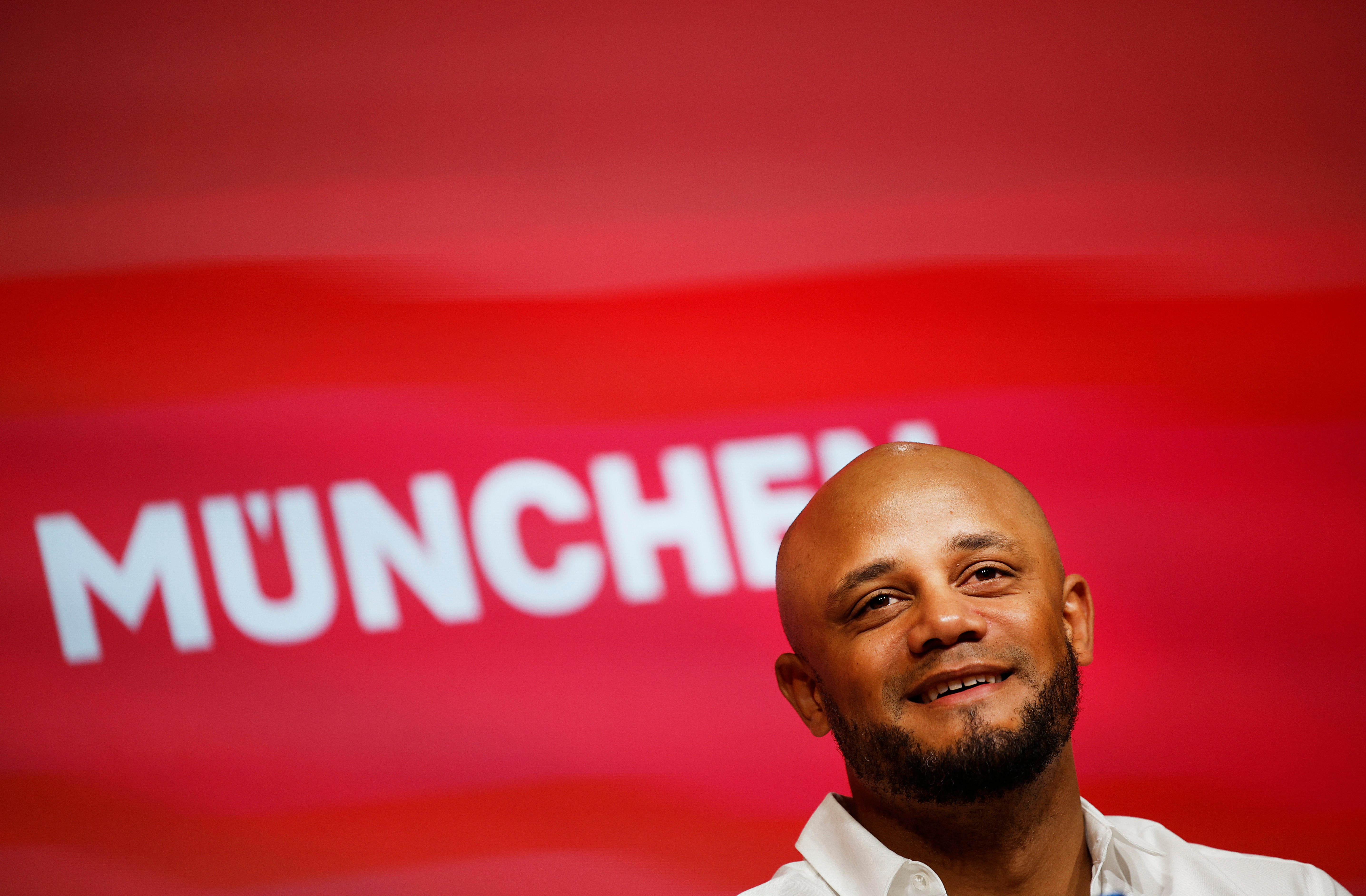 Bayern Munich unveiled Vincent Kompany at the Allianz Arena