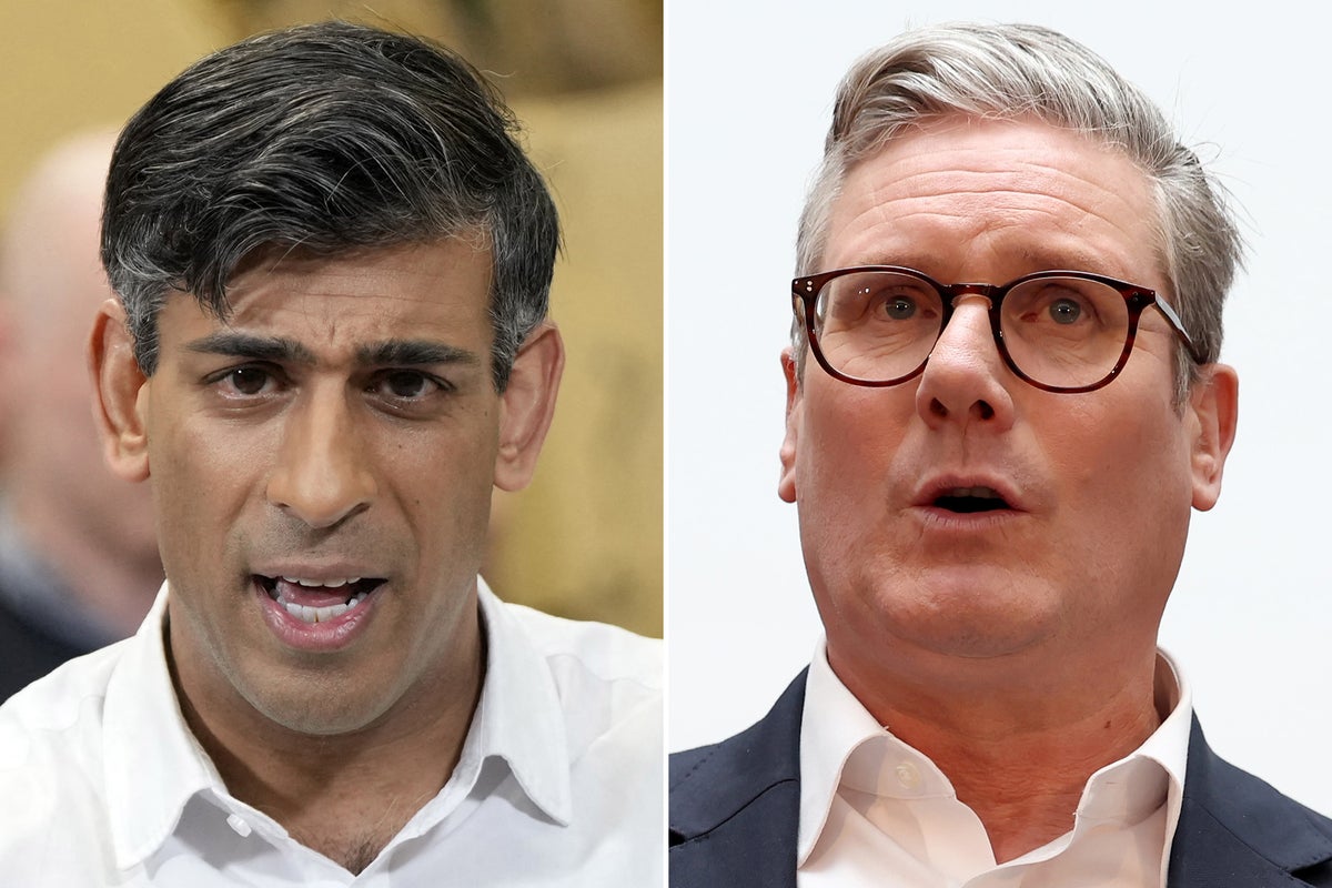 General election TV debate: Tell us who your winner is as Rishi Sunak and Keir Starmer go head-to-head on ITV