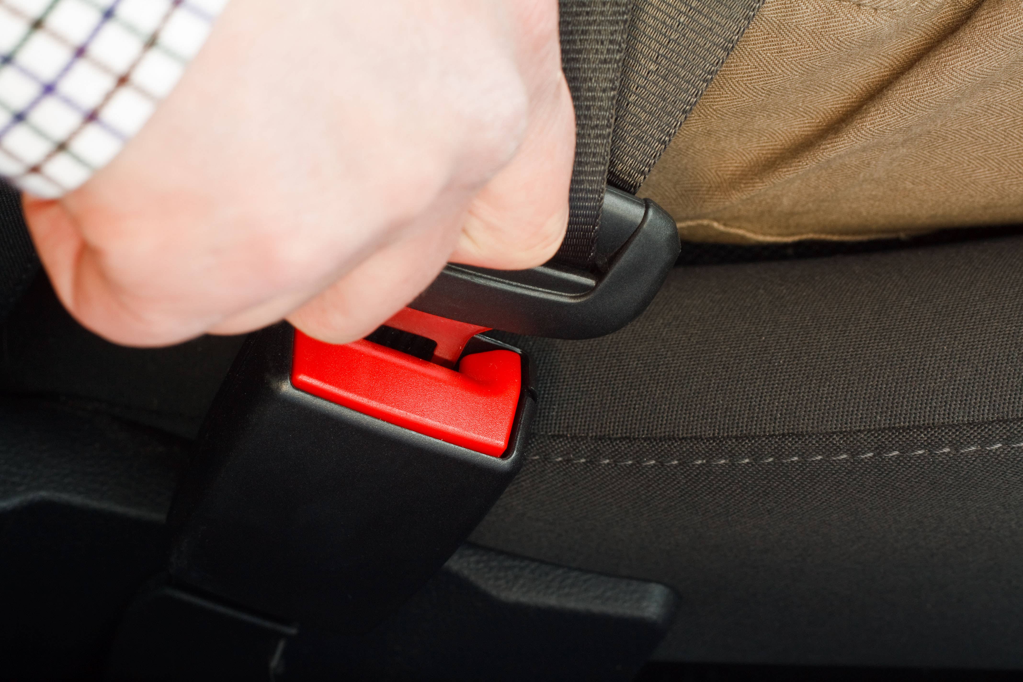 One in 13 young front seat vehicle passengers in England do not wear a seat belt, figures suggest (Alamy/PA)