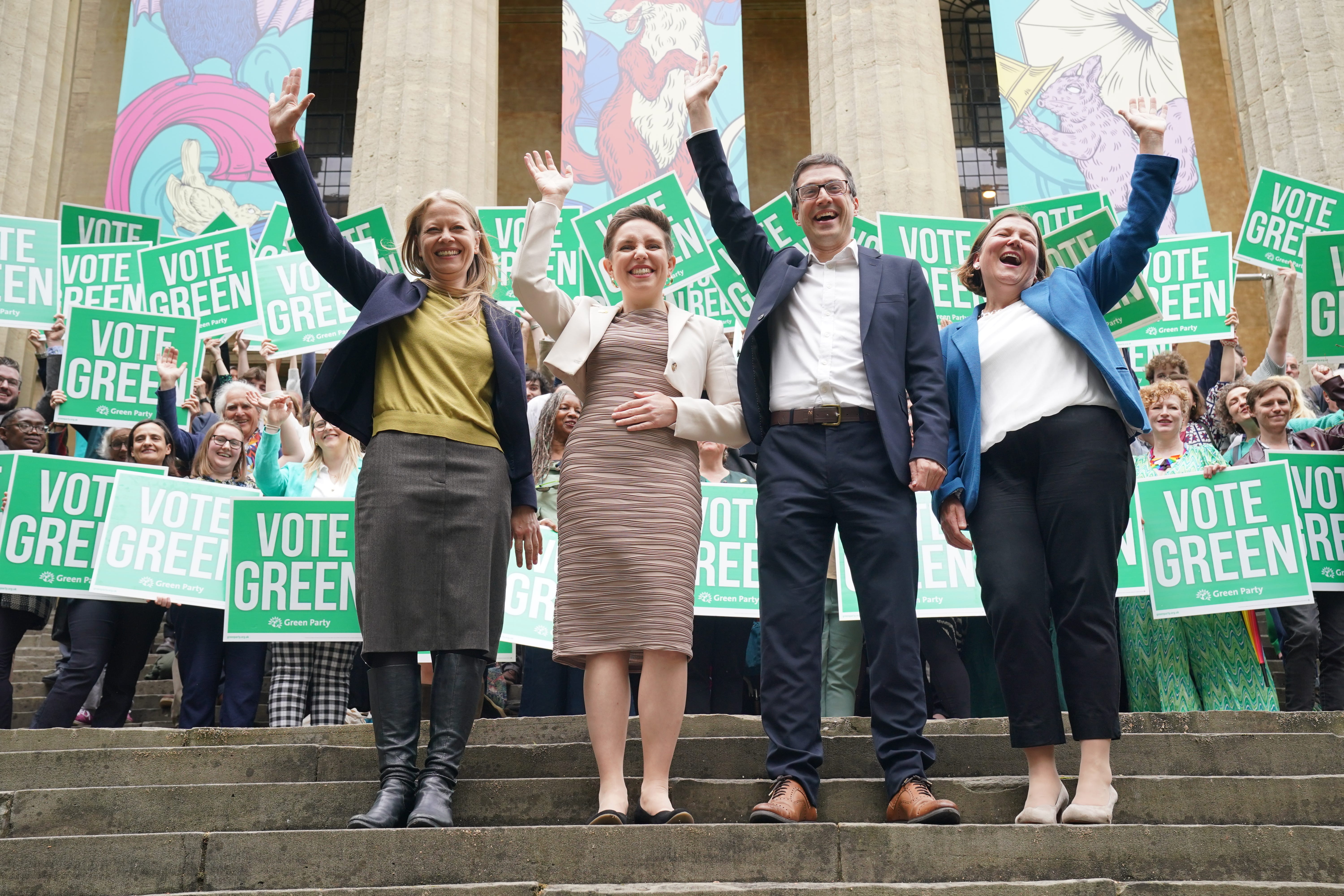 The Green Party has launched its General Election campaign (Jonathan Brady/PA)