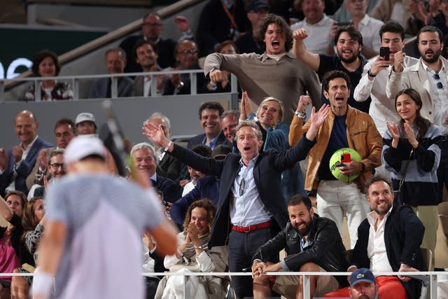 <p>French Open chiefs are cracking down on rowdy behaviour in the stands </p>