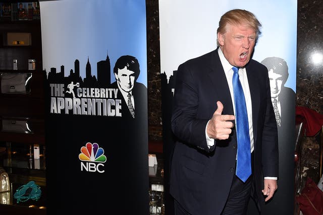 <p>Donald Trump attends a ‘Celebrity Apprentice' red carpet event at Trump Tower on February 3, 2015 in New York City</p>