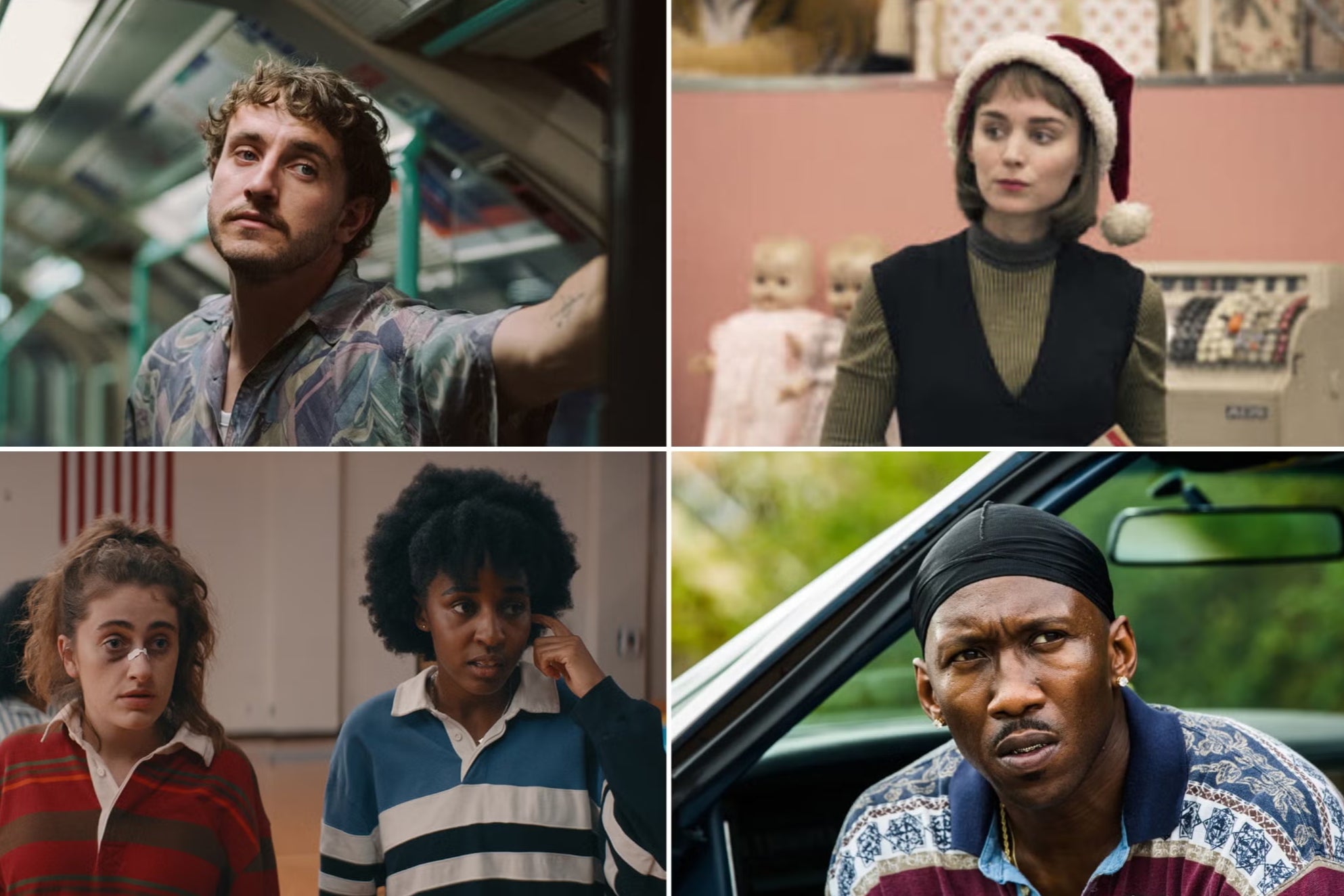 (Clockwise from top right): ‘Carol’, ‘Moonlight’, ‘Bottoms’ and ‘All of Us Strangers’
