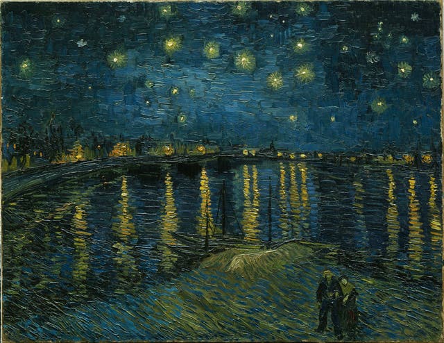<p>Vincent van Gogh created ‘Starry Night Over the Rhône’ when living in the city of Arles in Provence </p>