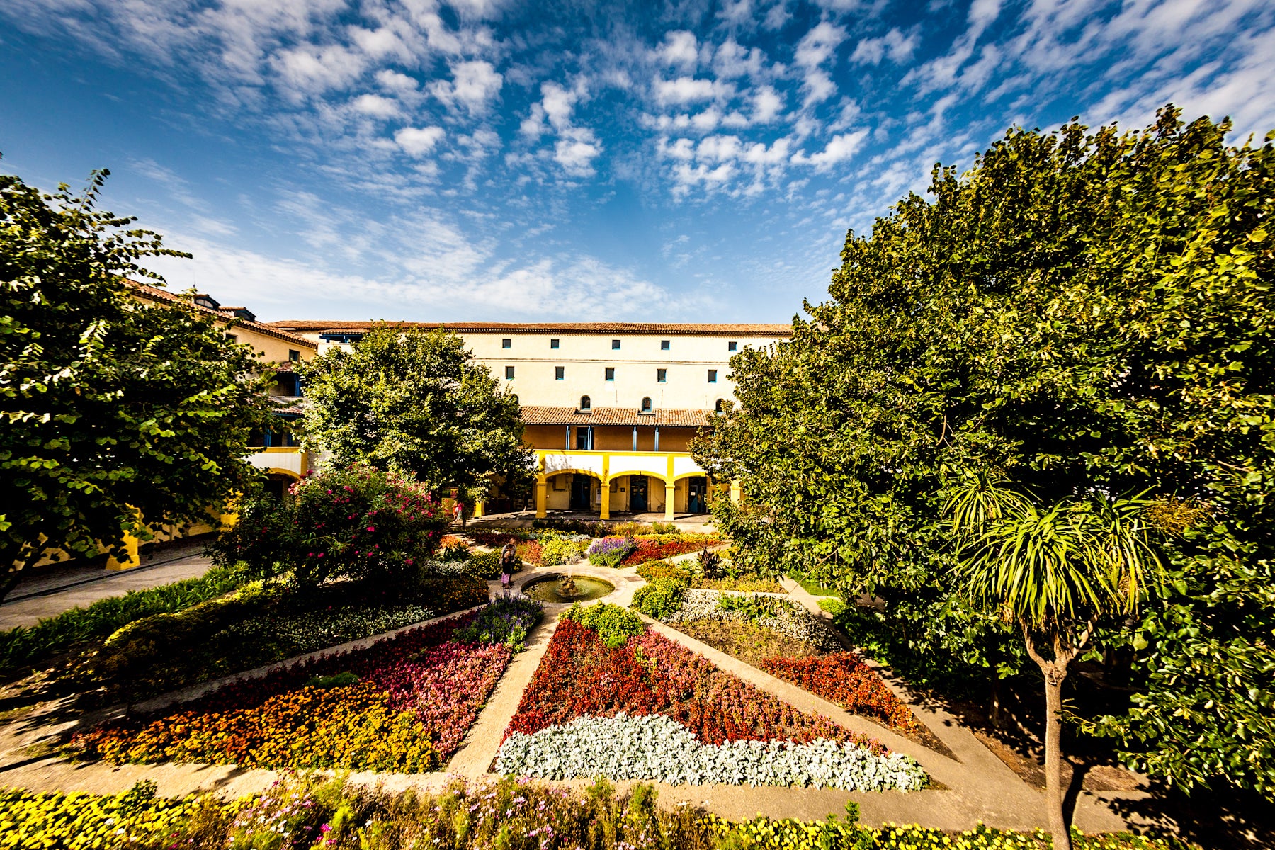 Arles hospital which is seen in Van Gogh’s ‘Garden of the Hospital in Arles’