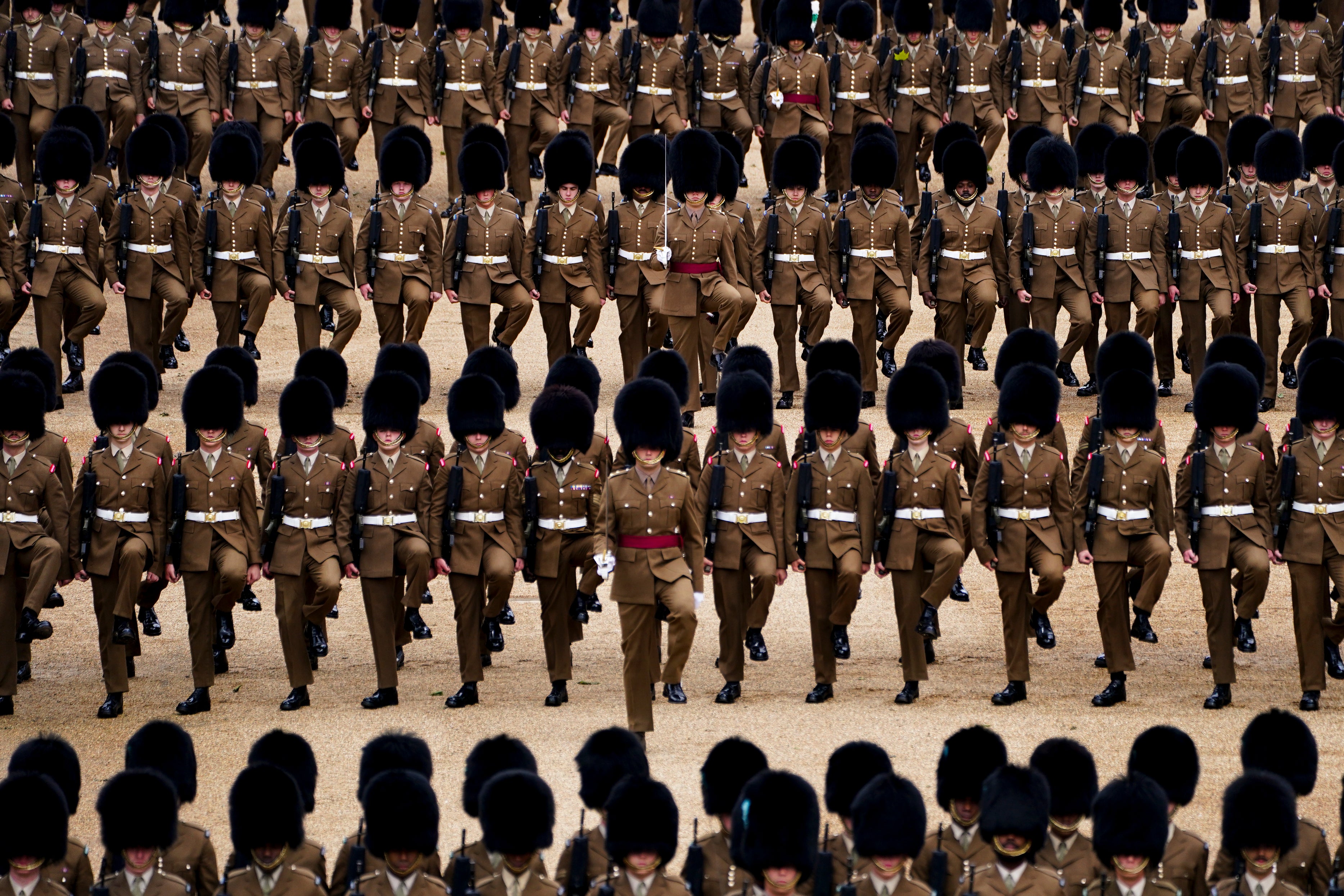 There is a high chance of rain during this year’s Trooping the Colour procession