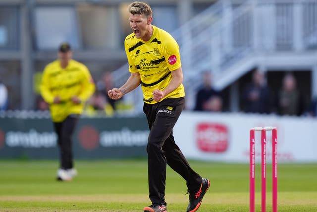 Gloucestershire’s David Payne helped his side to a five-wicket victory over Essex (Mike Egerton/PA)