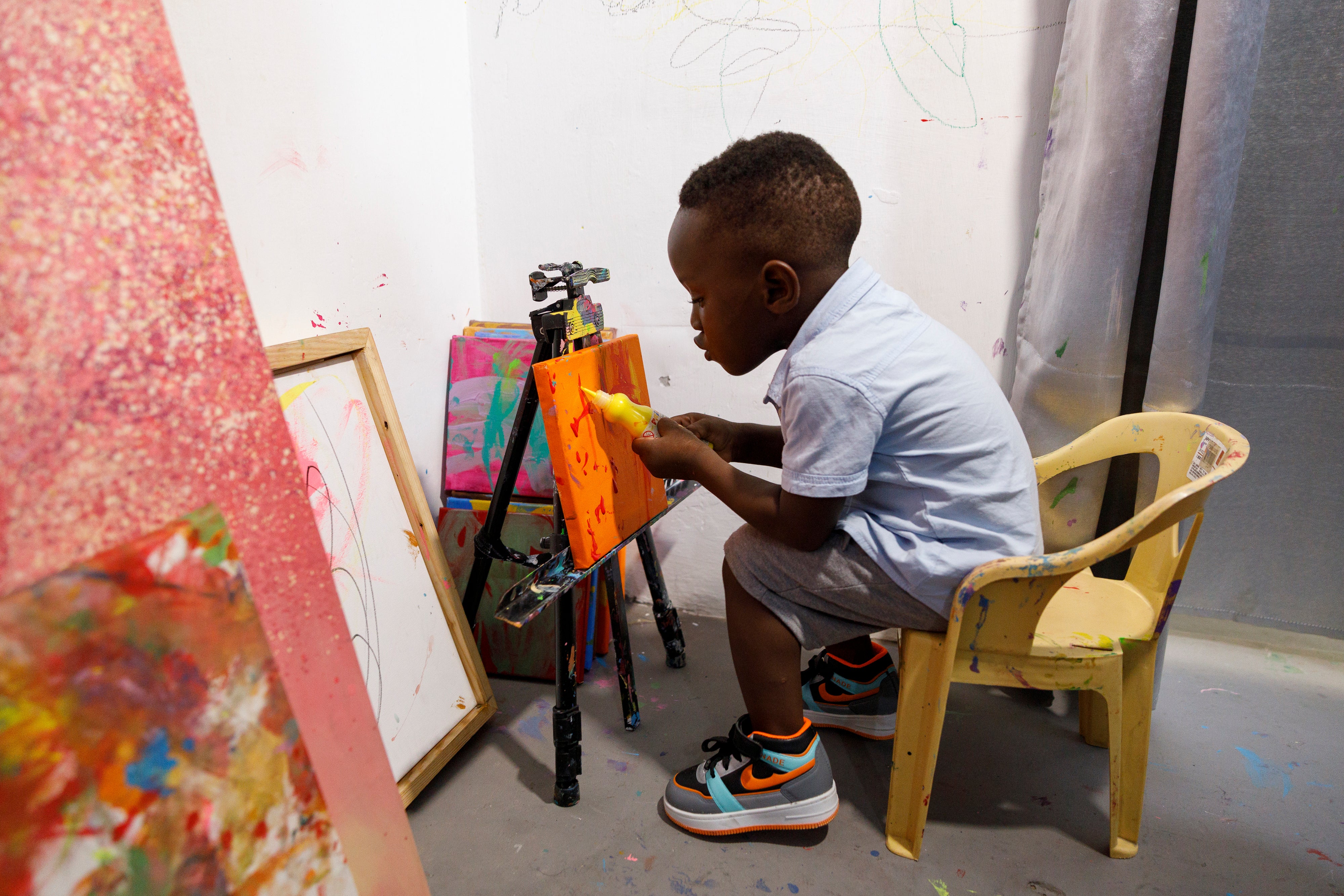 Ghana Toddler Artist