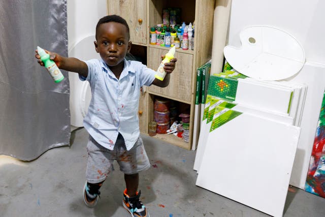 Ghana Toddler Artist