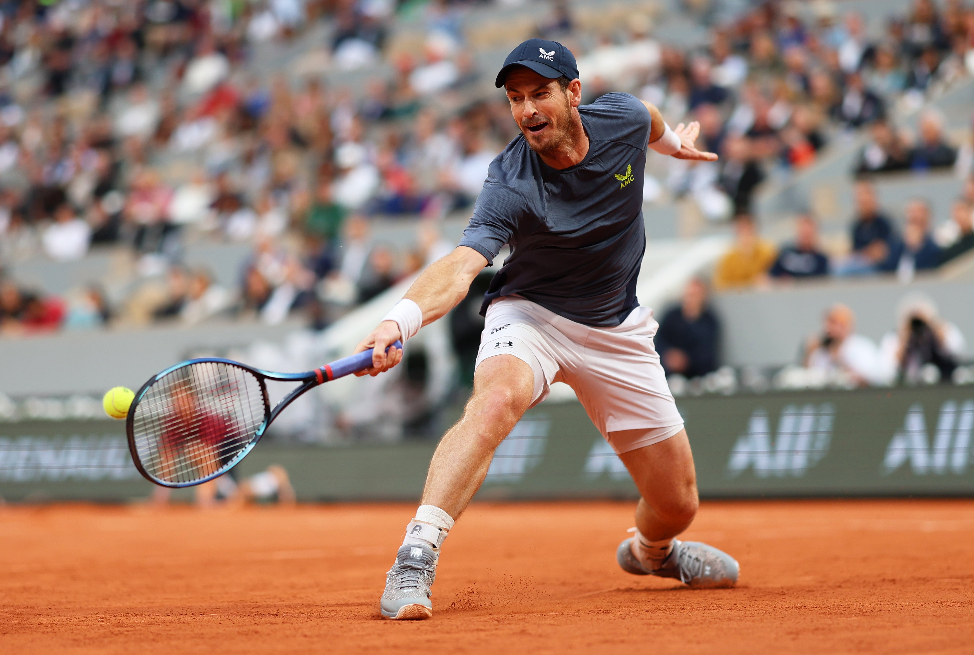 Andy Murray is in doubles action today alongside Dan Evans