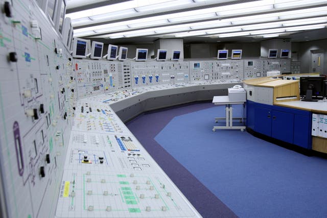 The control room at Sizewell B Nuclear Power Station (Chris Radburn/PA)