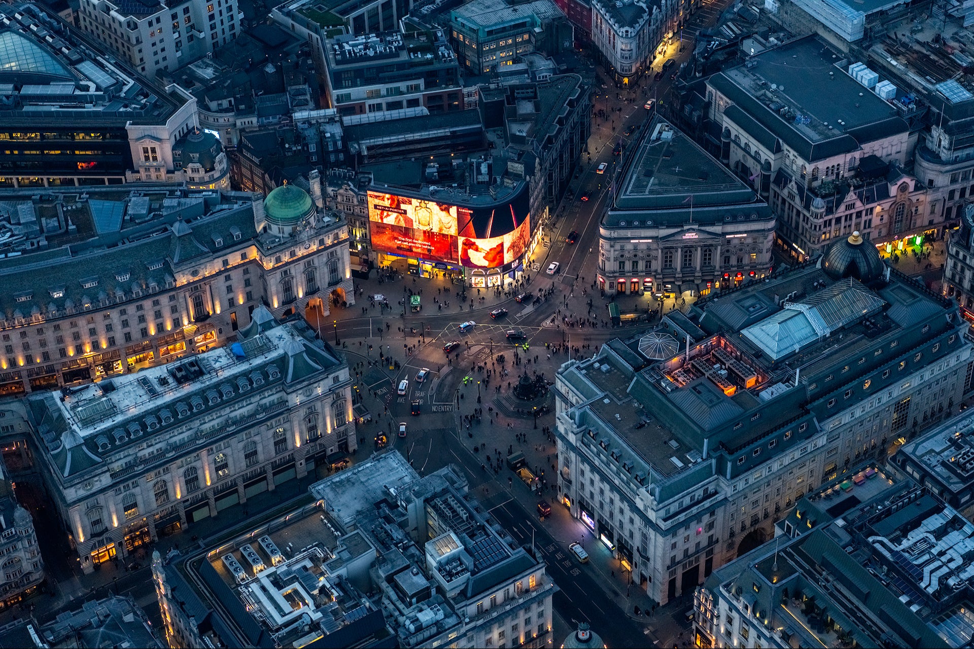 Circus Nights (Dusk over Piccadilly Circus)