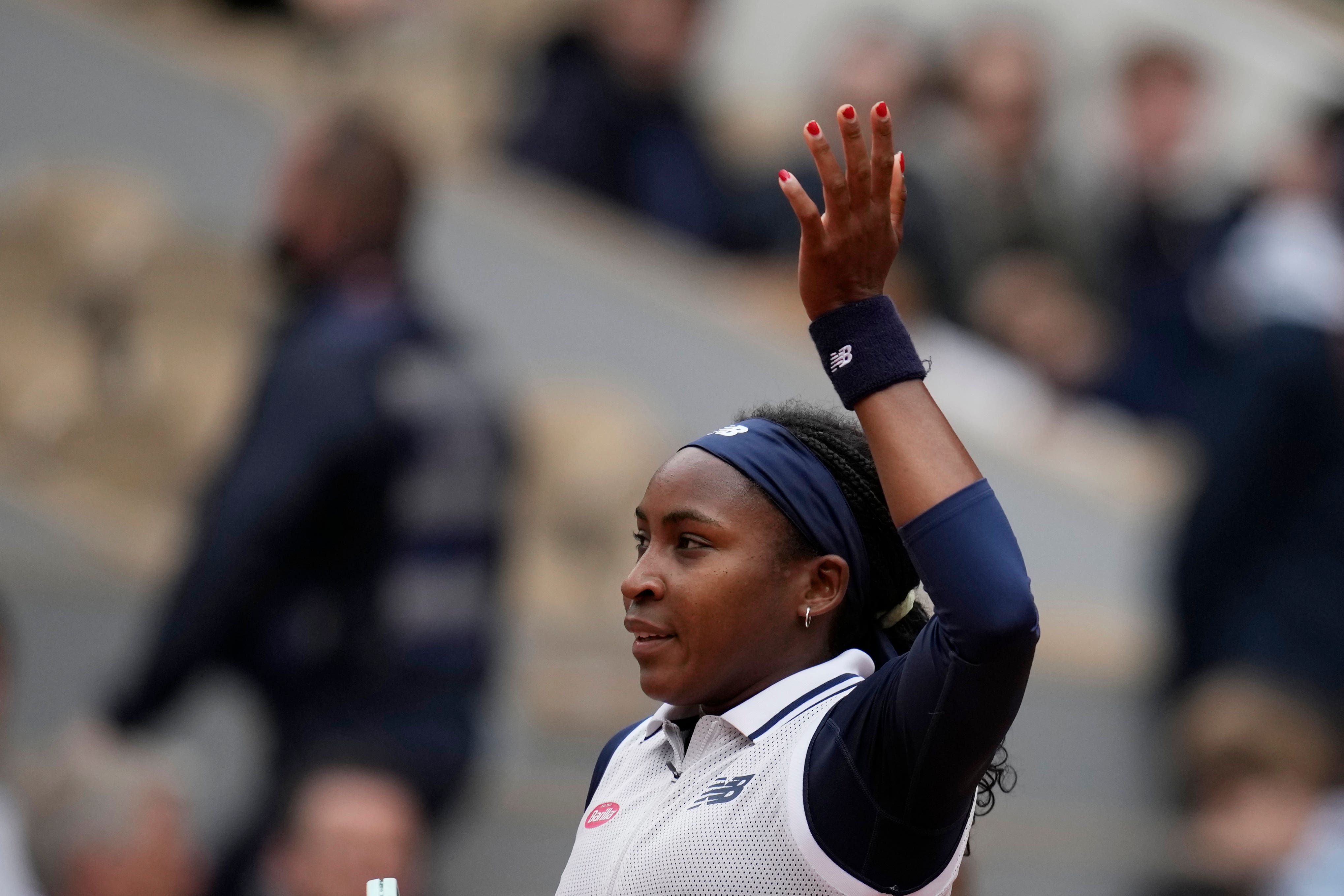 Coco Gauff is through to the fourth round (Christophe Ena/AP)