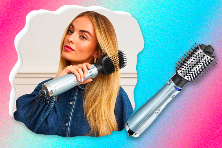 This Babyliss hot brush takes my hair from limp to voluminous