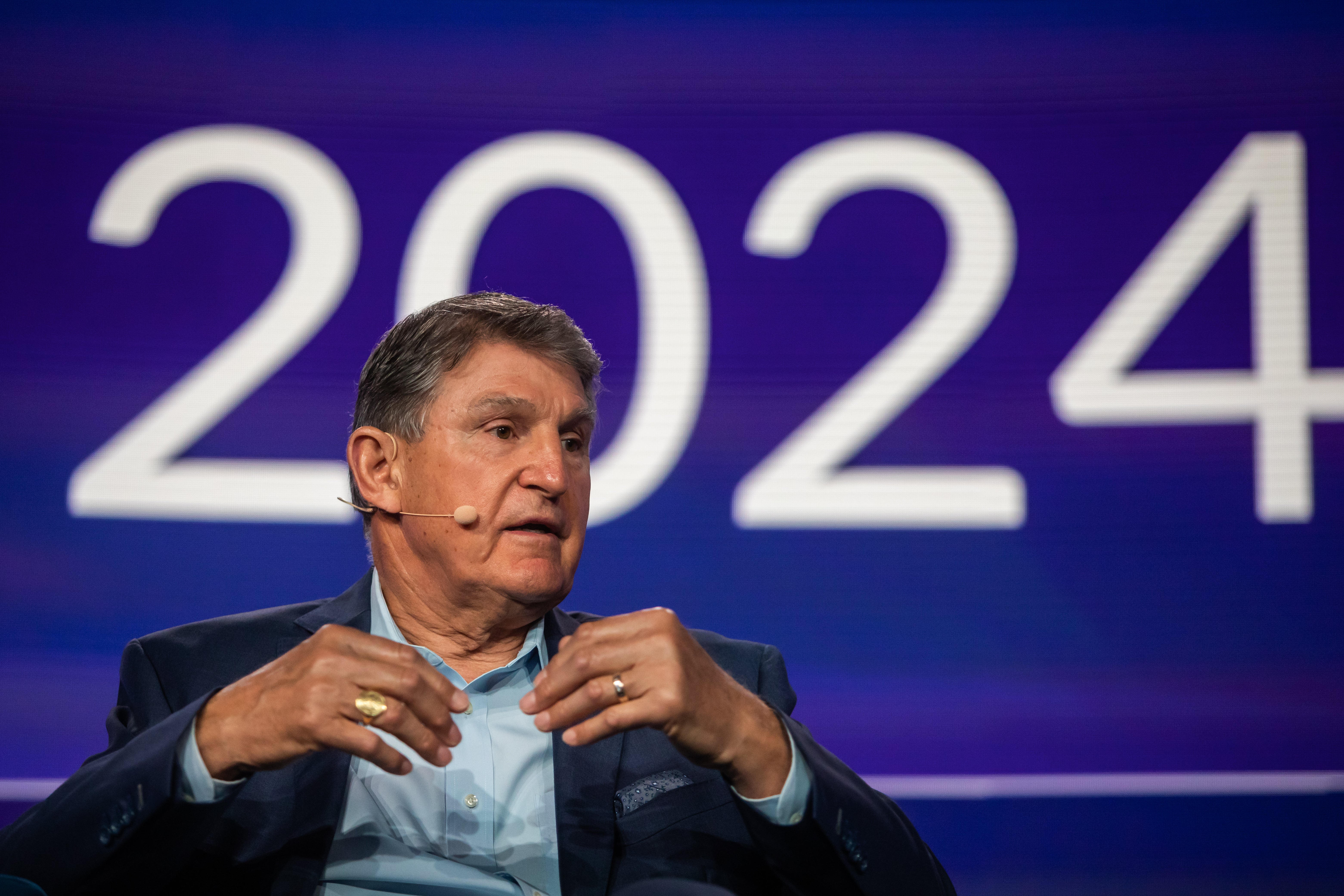 Sen. Joe Manchin, who became an independent in May, is reportedly mulling a White House bid as a Democrat.