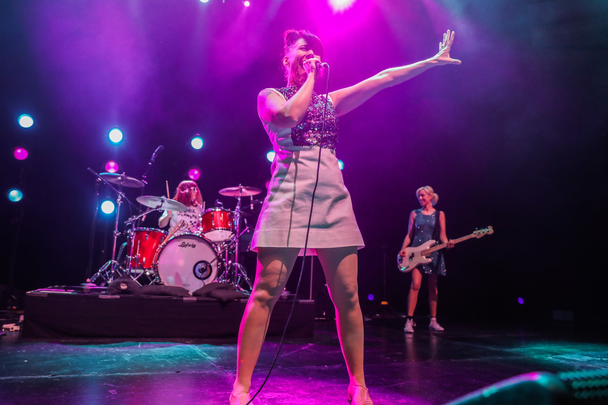 Bikini Kill se apresenta no The Hollywood Palladium, Los Angeles em 2019