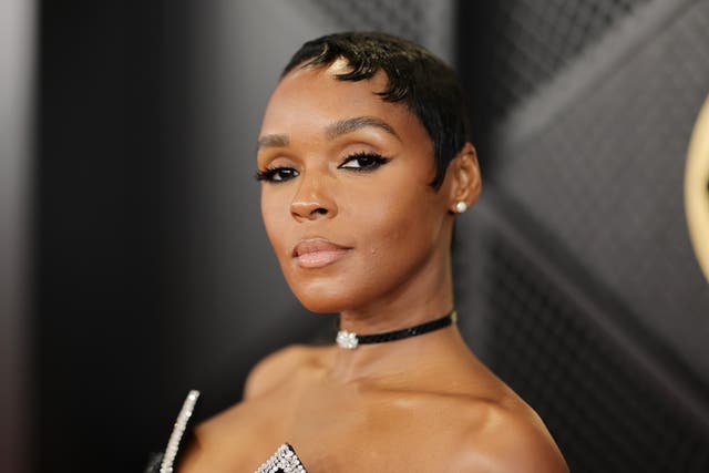 <p>Janelle Monáe at the Grammy Awards in February </p>