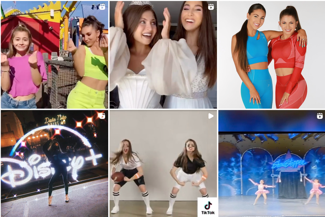 <p>The Wilking Sisters Instagram page shows the pair dancing and performing </p>
