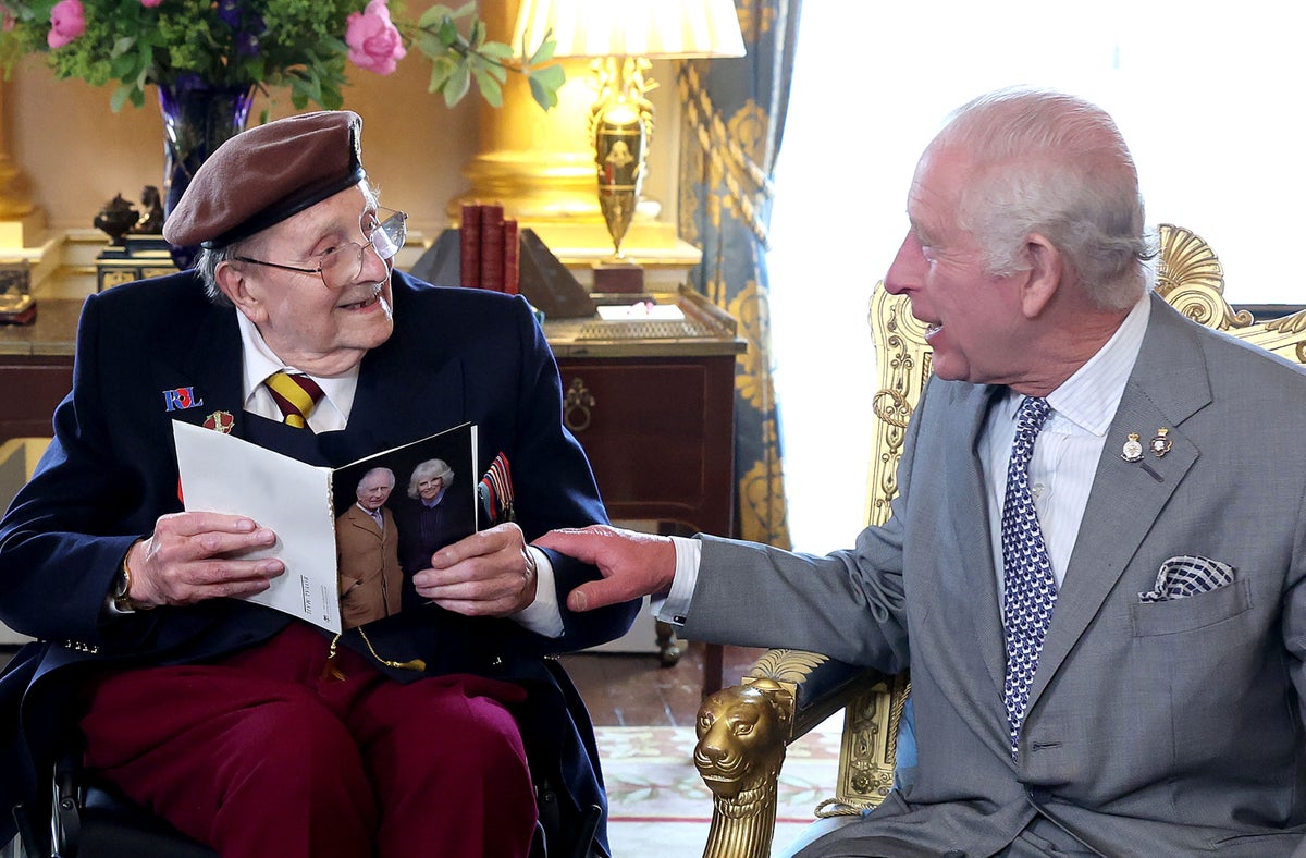 Royal news – live: King Charles ‘surprises’ D-Day veteran as Kate ‘considers’ Trooping the Colour appearance