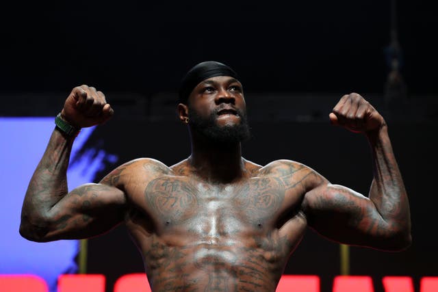 <p>Deontay Wilder is in talks over a world-title fight</p>