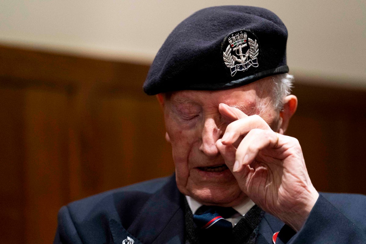Royal Navy veteran recalls being thrown from ship by explosion weeks after D-Day
