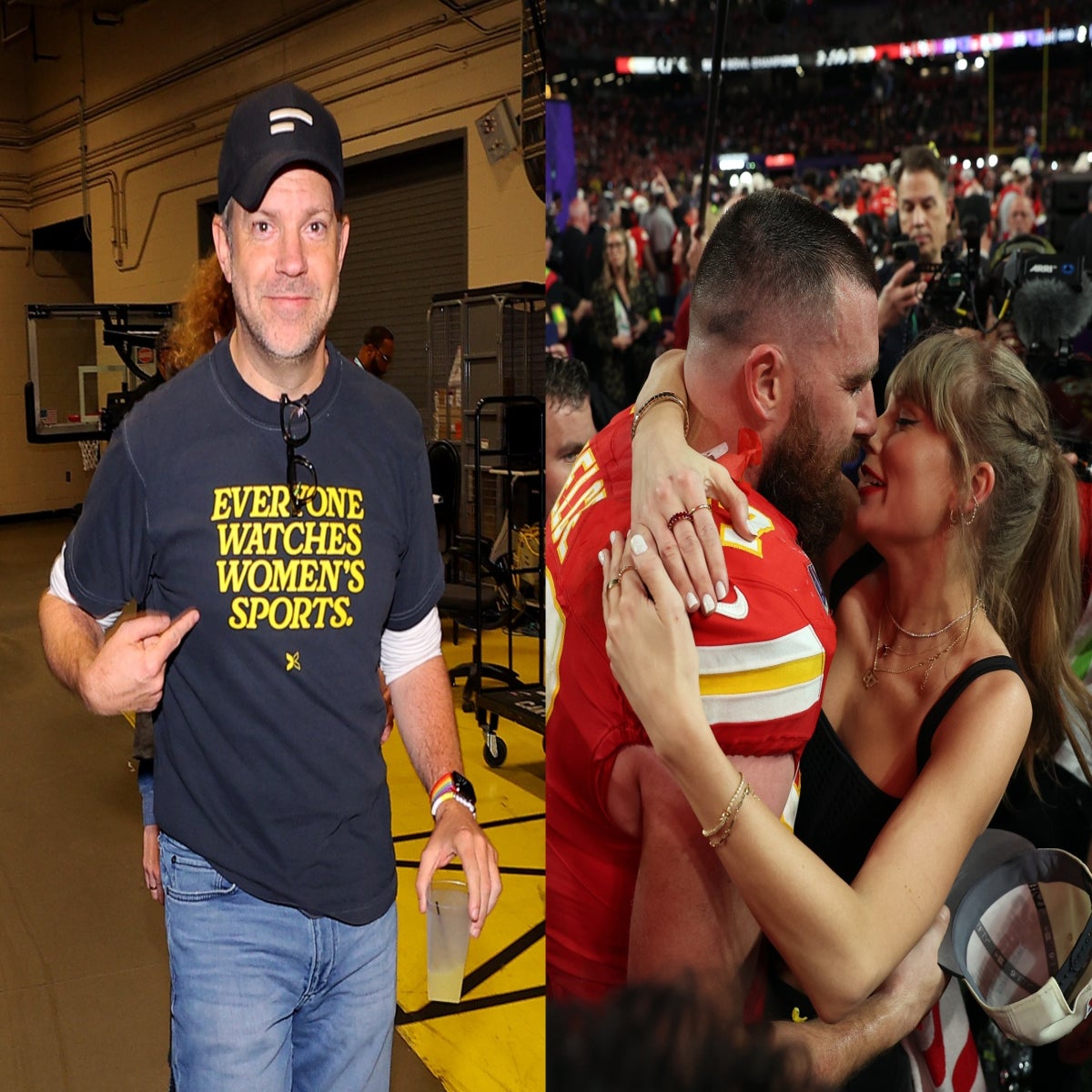 Jason Sudeikis hilariously asks Travis Kelce about relationship with Taylor  Swift | The Independent