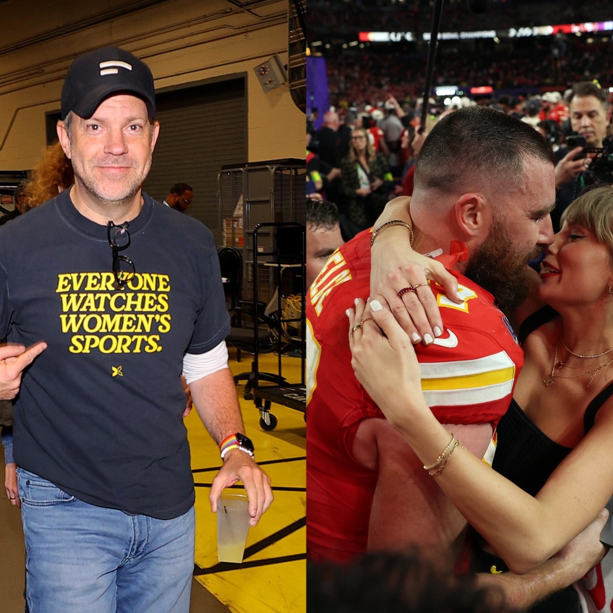 Jason Sudeikis hilariously asks Travis Kelce about relationship with Taylor  Swift | The Independent