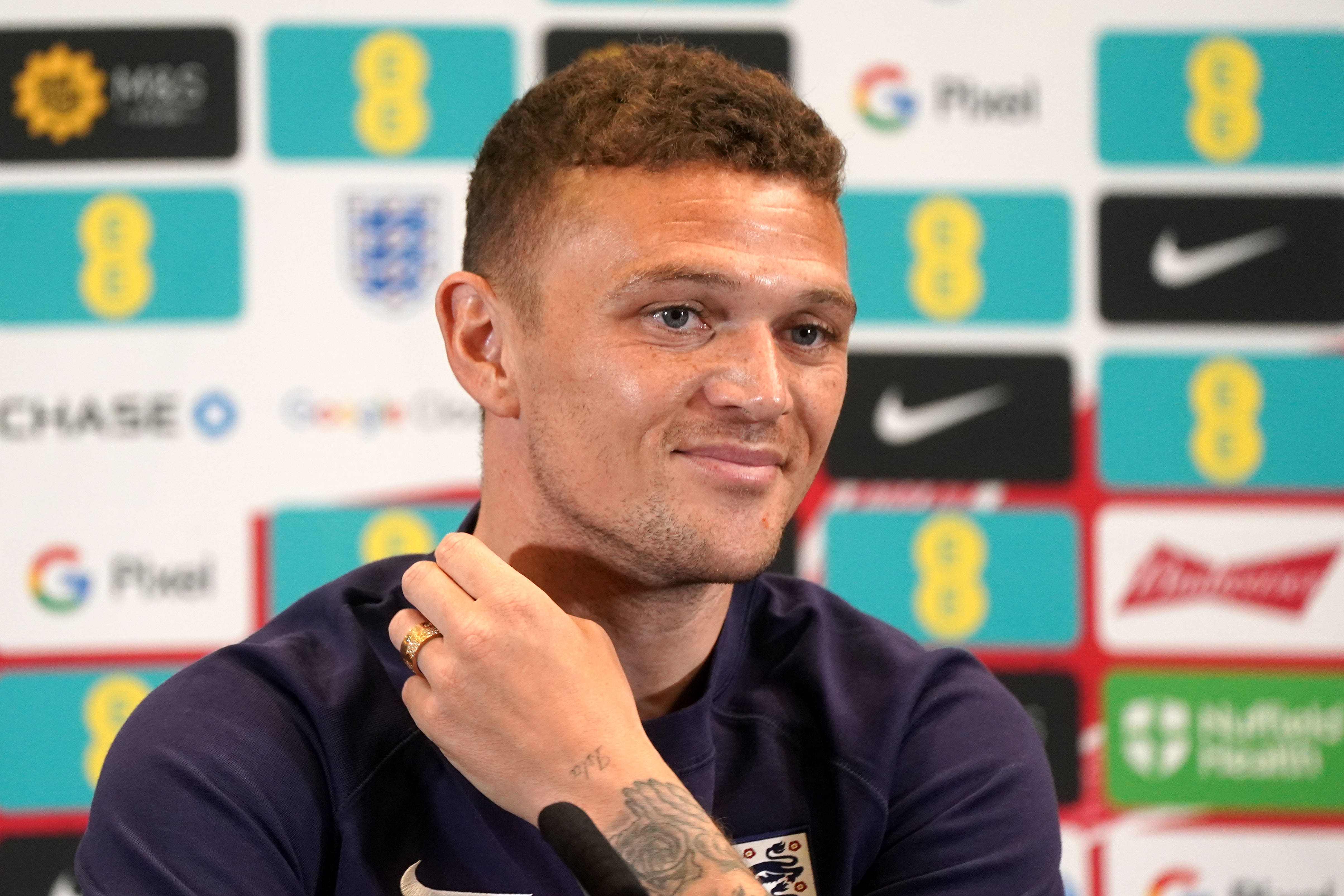 England’s Kieran Trippier is fit and raring o go for the Euro 2024 finals (Owen Humphreys/PA)