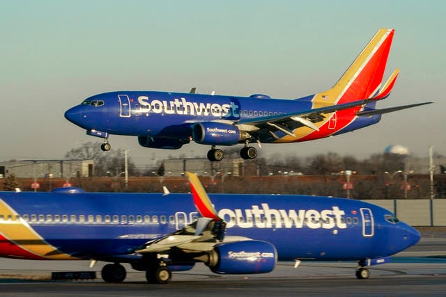 <p>A Southwest Airlines flight had to make an emergency landing on Monday after one of the plane’s tires blew out </p>