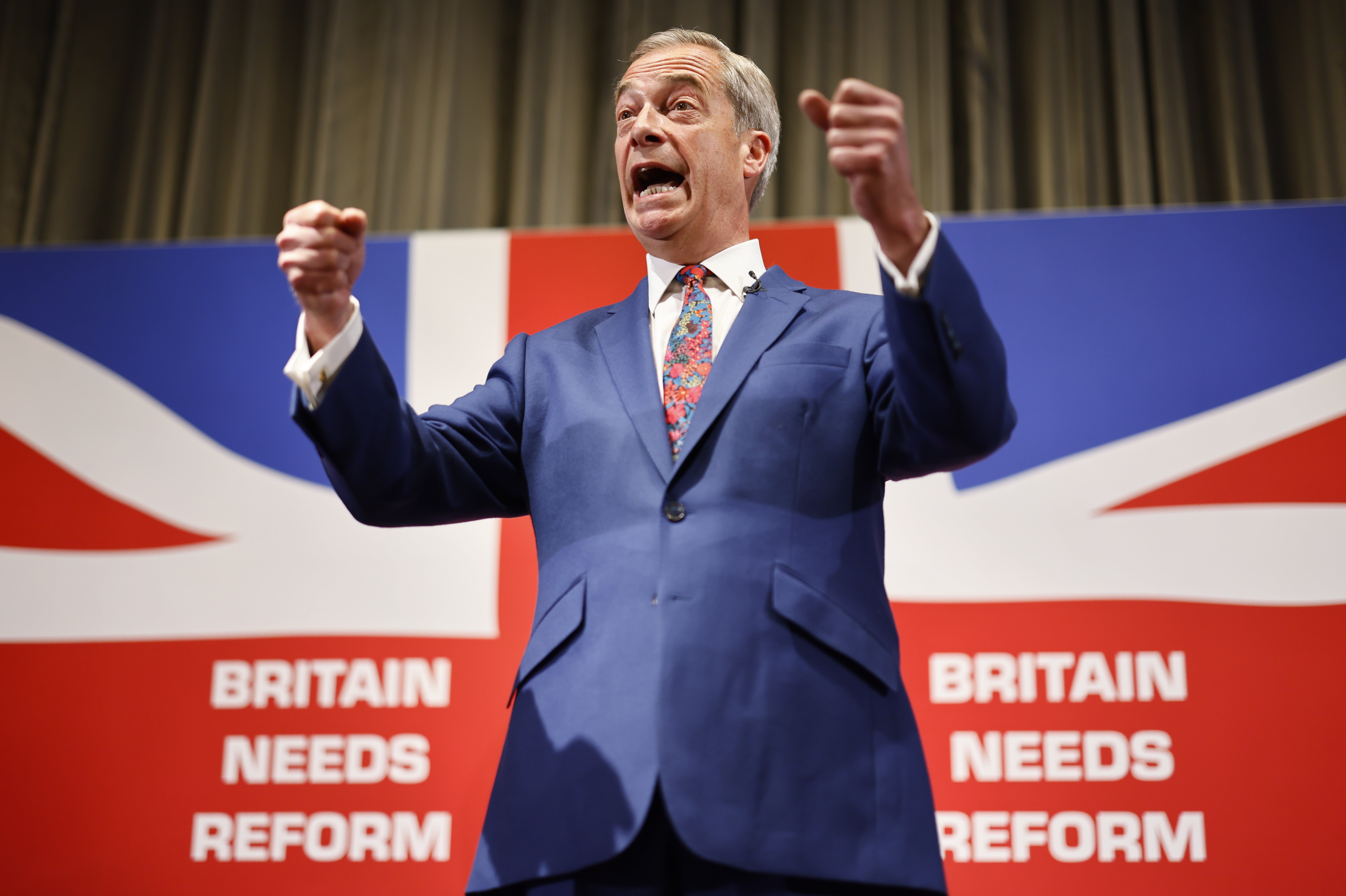 Farage is expected to run in Clacton