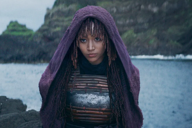 <p>Dark side doppelganger:  Amandla Stenberg double roles in the series as Osha and her rogue twin Mae </p>