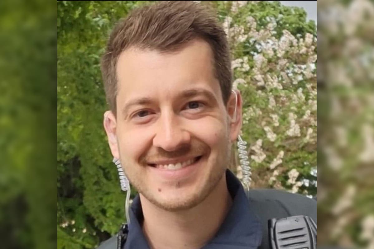 Pictured: Police officer, 29, stabbed to death anti-Islam rally in Germany