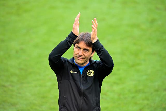 <p>Antonio Conte is back in football with a new management job </p>
