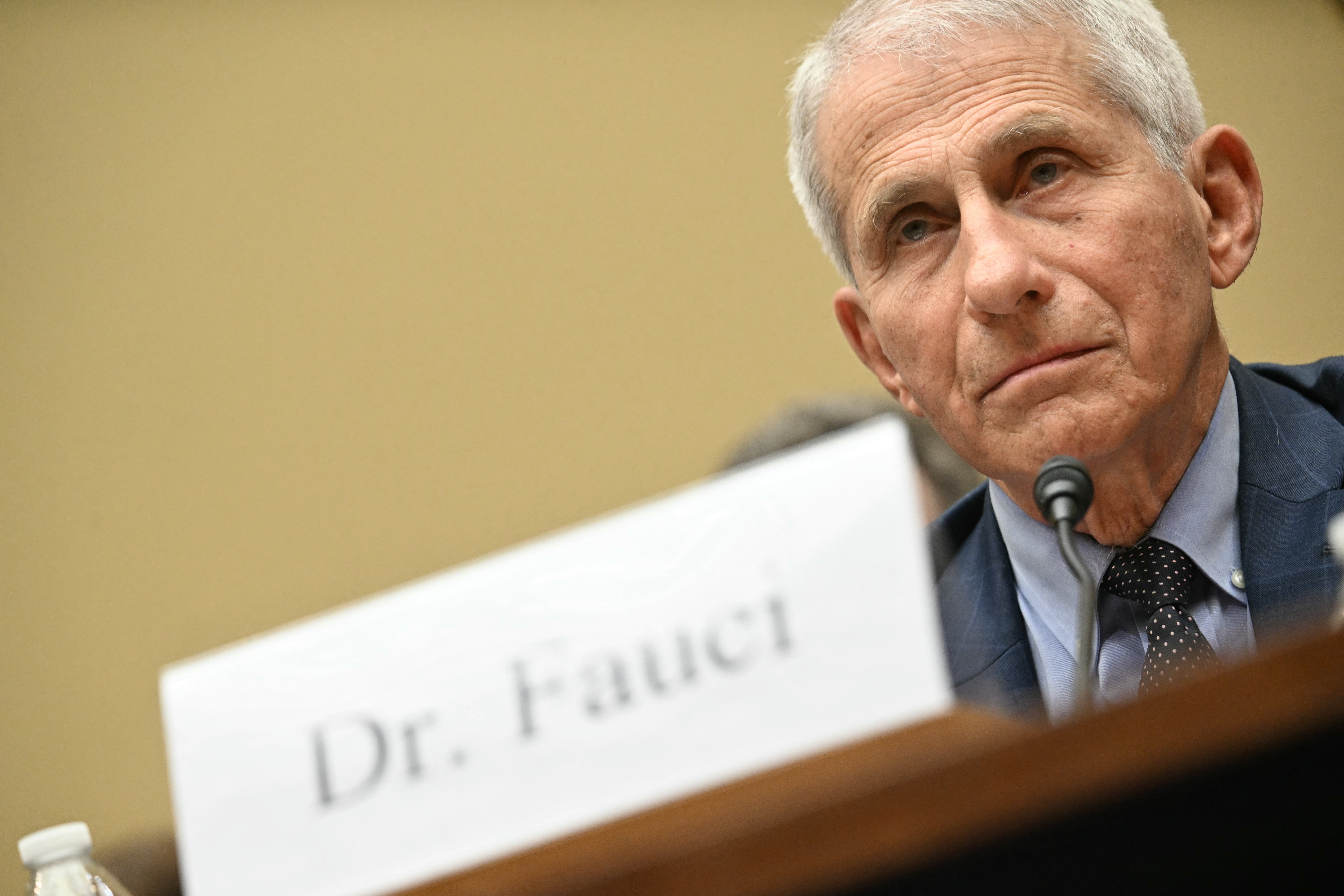 Dr. Anthony Fauci, former director of the National Institute of Allergy and Infectious Diseases, testifies during a House Select Subcommittee on the Coronavirus Pandemic hearing on Capitol Hill, in Washington, DC, June 3, 2024